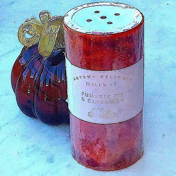 HAVEN STREET CANDLE PILLAR PUMPKIN PIE & CINNAMON 1 WICK 3 BY 6 - Picture 2 of 4